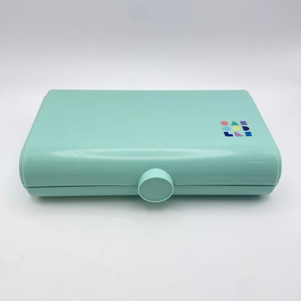 Caboodles‎ Take It Touch Up Cosmetic Makeup Organizer Sage Green 2 Tier W/Mirror